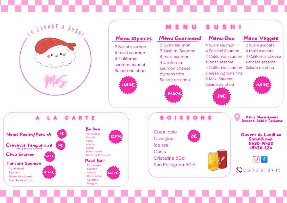 La Cabane à Sushi- MS - Menu Image 2