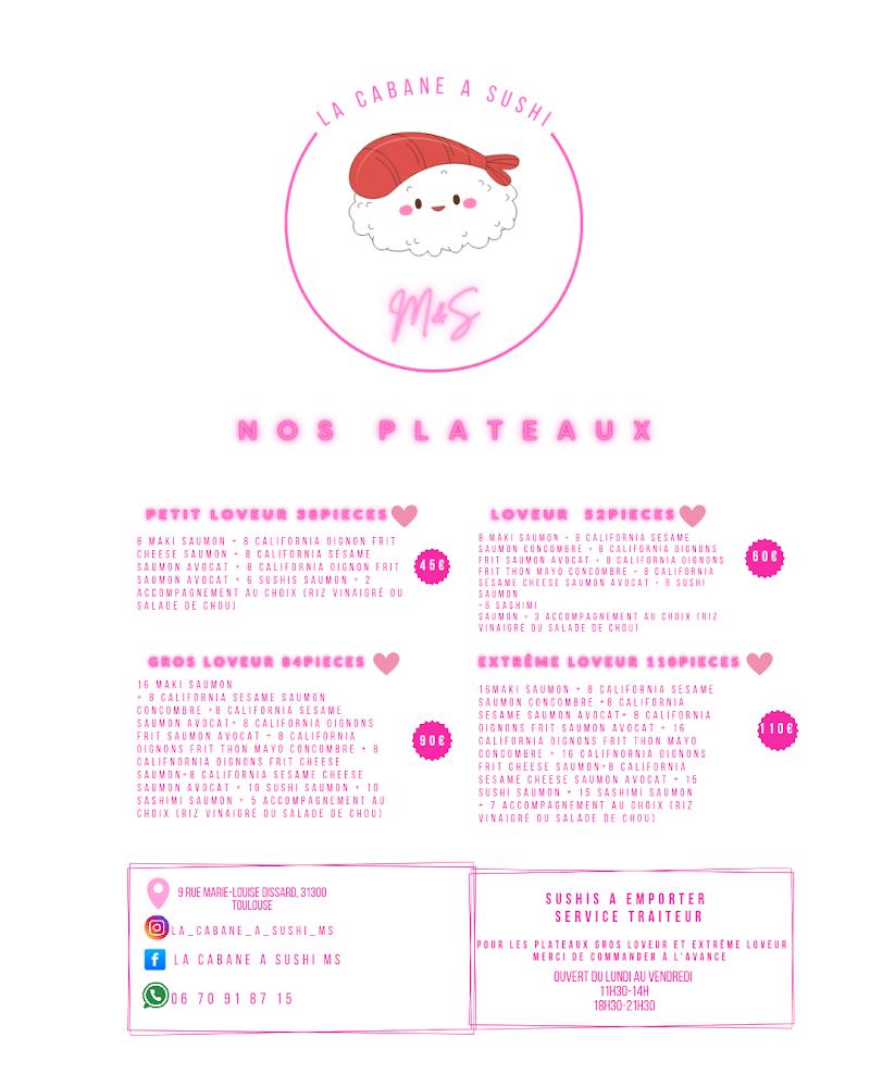La Cabane à Sushi- MS - Menu Image 3